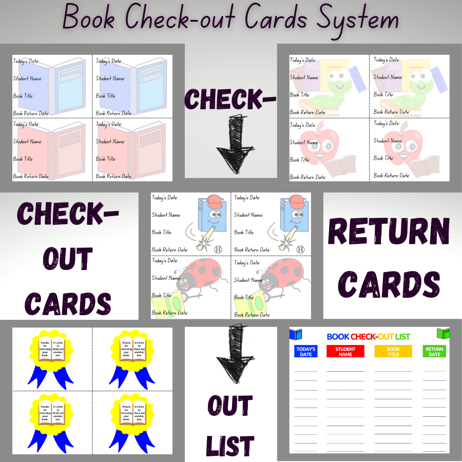 Book Check-out Cards System