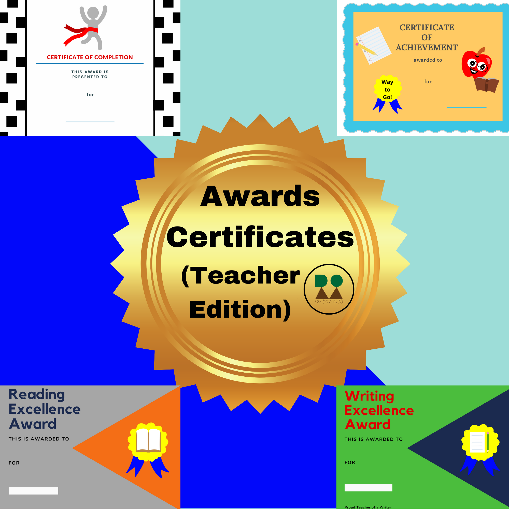 Awards Certificates - Teacher Edition