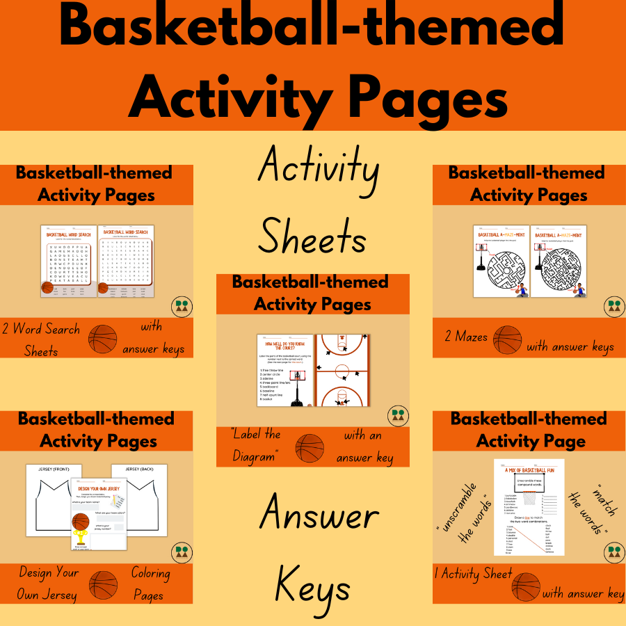 Basketball Activity Book Thumbnail